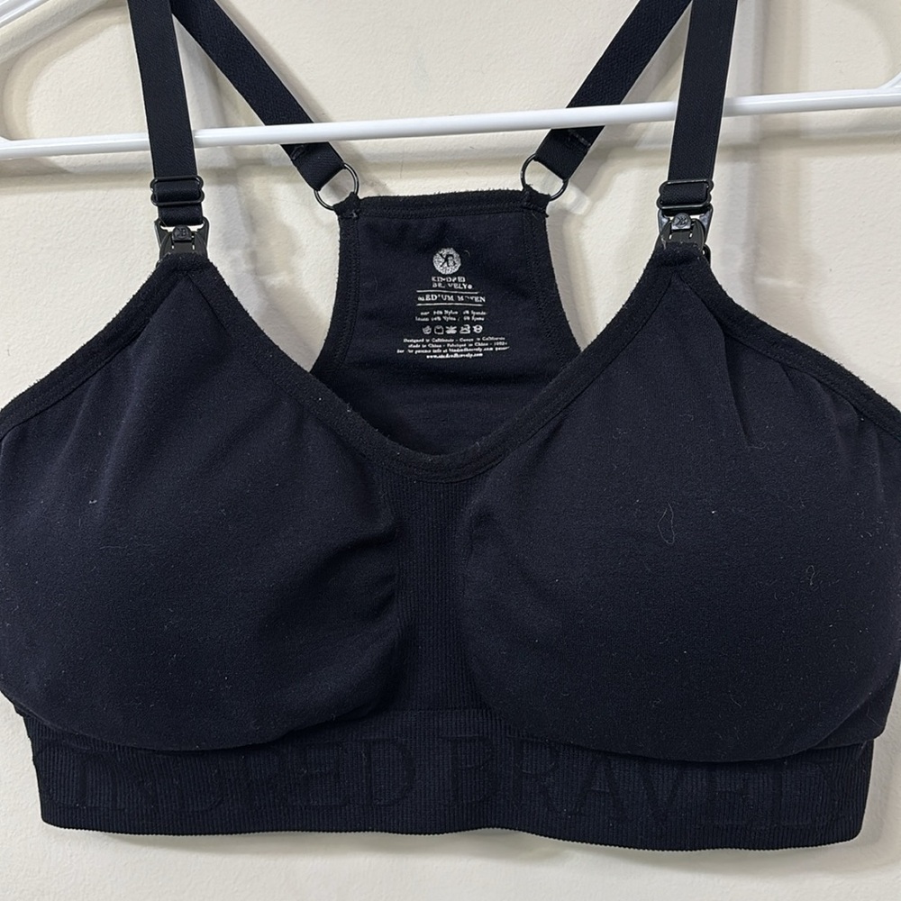 Kindred Bravely Sublime Hands-Free Pumping & Nursing Sports Bra Size Medium - Picture 5 of 9